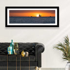 Florida Sailboat Sunset Wall Art