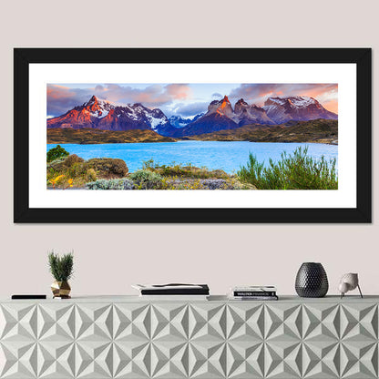 Lake Pehoe at Dawn Wall Art