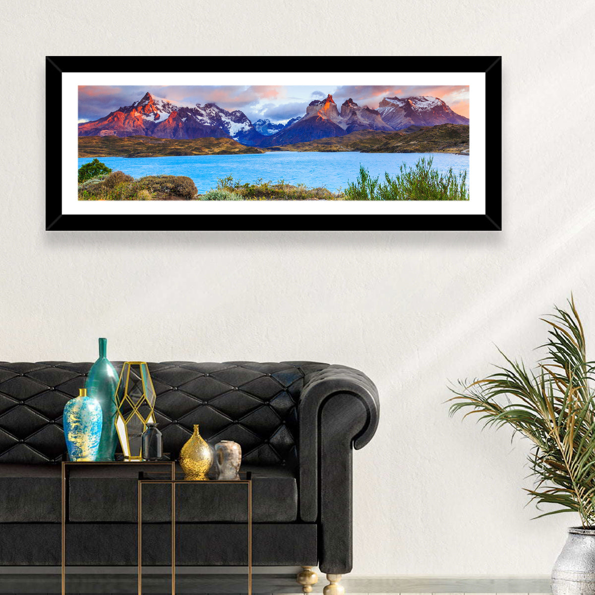 Lake Pehoe at Dawn Wall Art