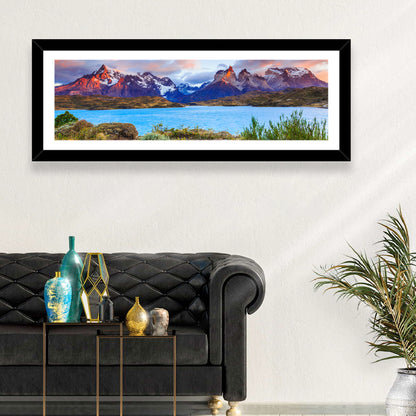 Lake Pehoe at Dawn Wall Art