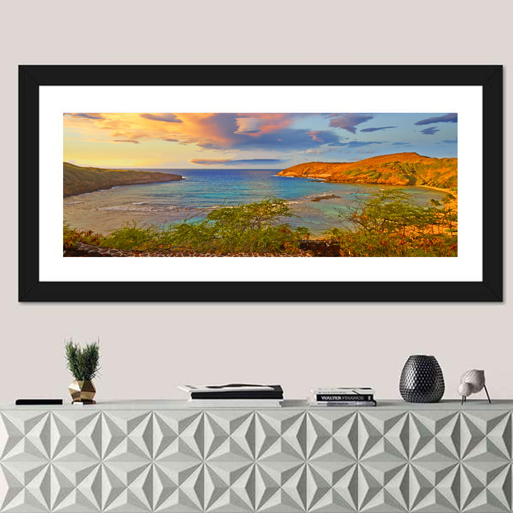 Hanauma Bay Golden Hour Wall Art