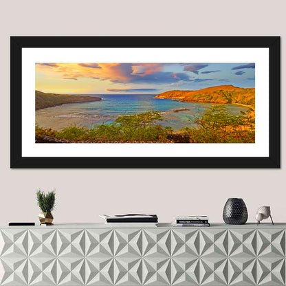 Hanauma Bay Golden Hour Wall Art
