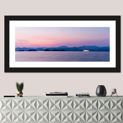 Hangzhou Thousand Island Lake at Dusk Wall Art