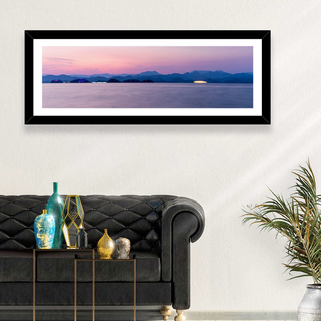 Hangzhou Thousand Island Lake at Dusk Wall Art