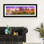 Hartford Skyline at Dusk Wall Art