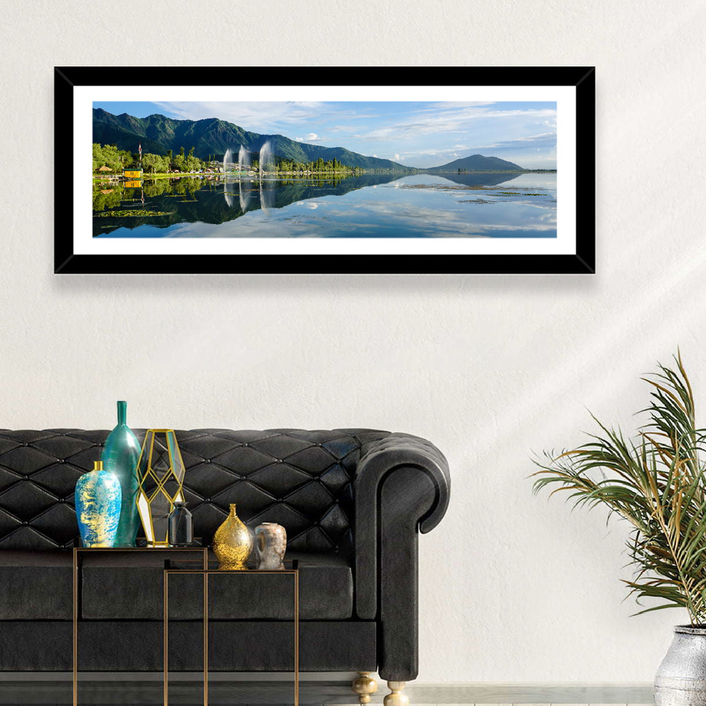 Dal Lake Reflections, Srinagar Wall Art