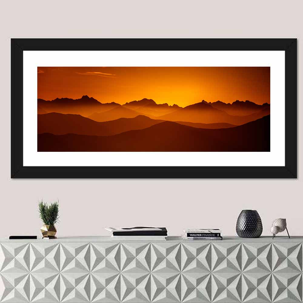 Tatry Mountains Sunset, Slovakia Wall Art