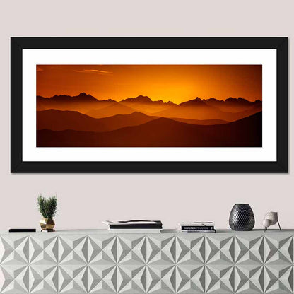 Tatry Mountains Sunset, Slovakia Wall Art