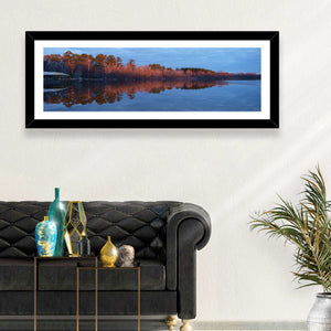 Cloudy Lake Livingston Wall Art