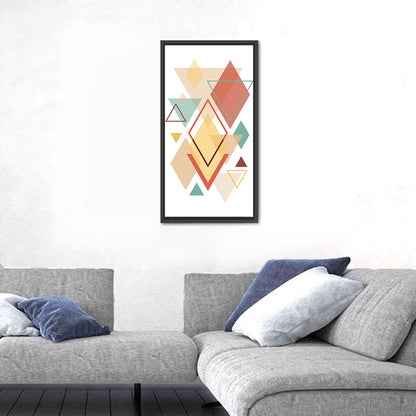 Layered Scandinavian Geometric Abstract Wall Art