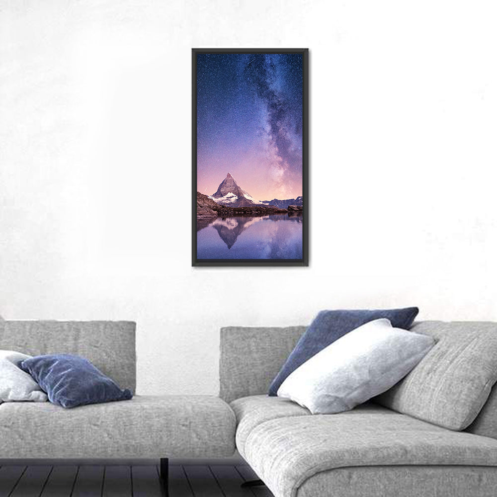 Matterhorn Starry Reflection Wall Art