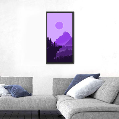 Purple Mountain Dusk Wall Art