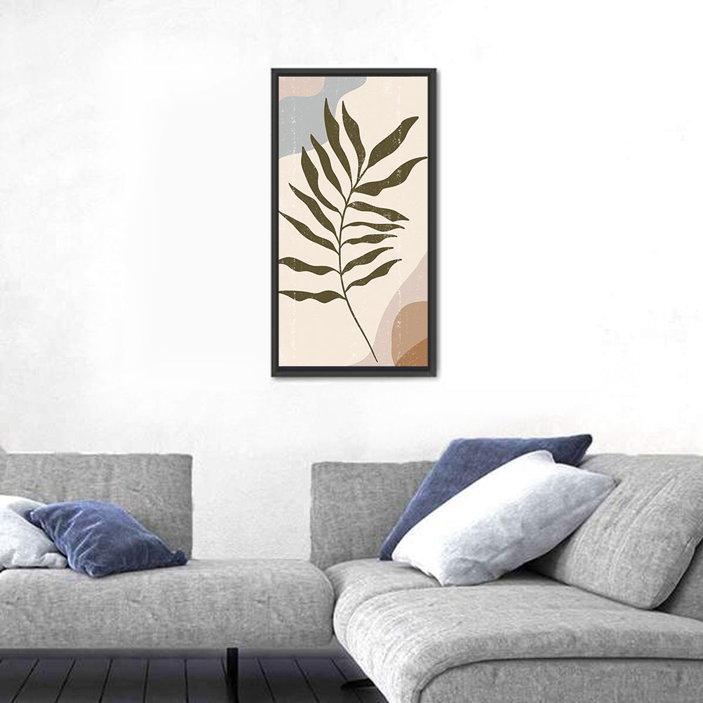 Minimalist Fern Leaf Study Wall Art