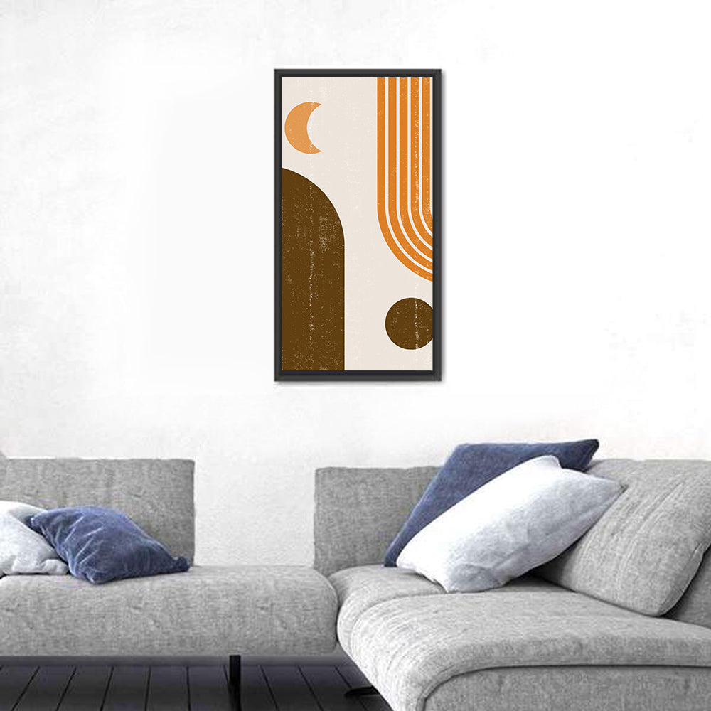 Crescent Moon Arch Abstract Wall Art