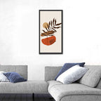 Fern with Terracotta Sun Wall Art