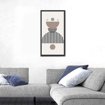 Stacked Sun and Moon Minimalist Wall Art