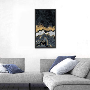 Black Gold River Wall Art