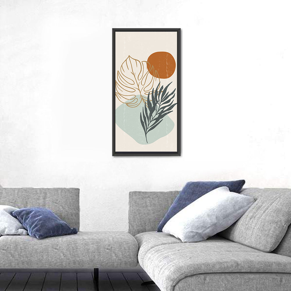 Shadowed Leaves Wall Art
