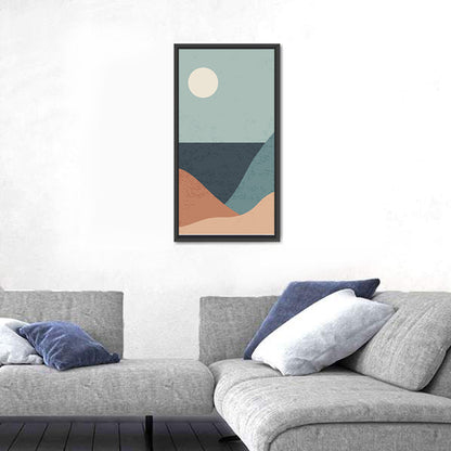 Moonlit Coastal Dunes Wall Art