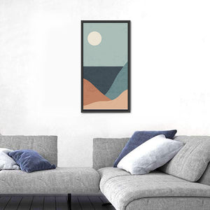 Mountain Lake Minimalist Wall Art