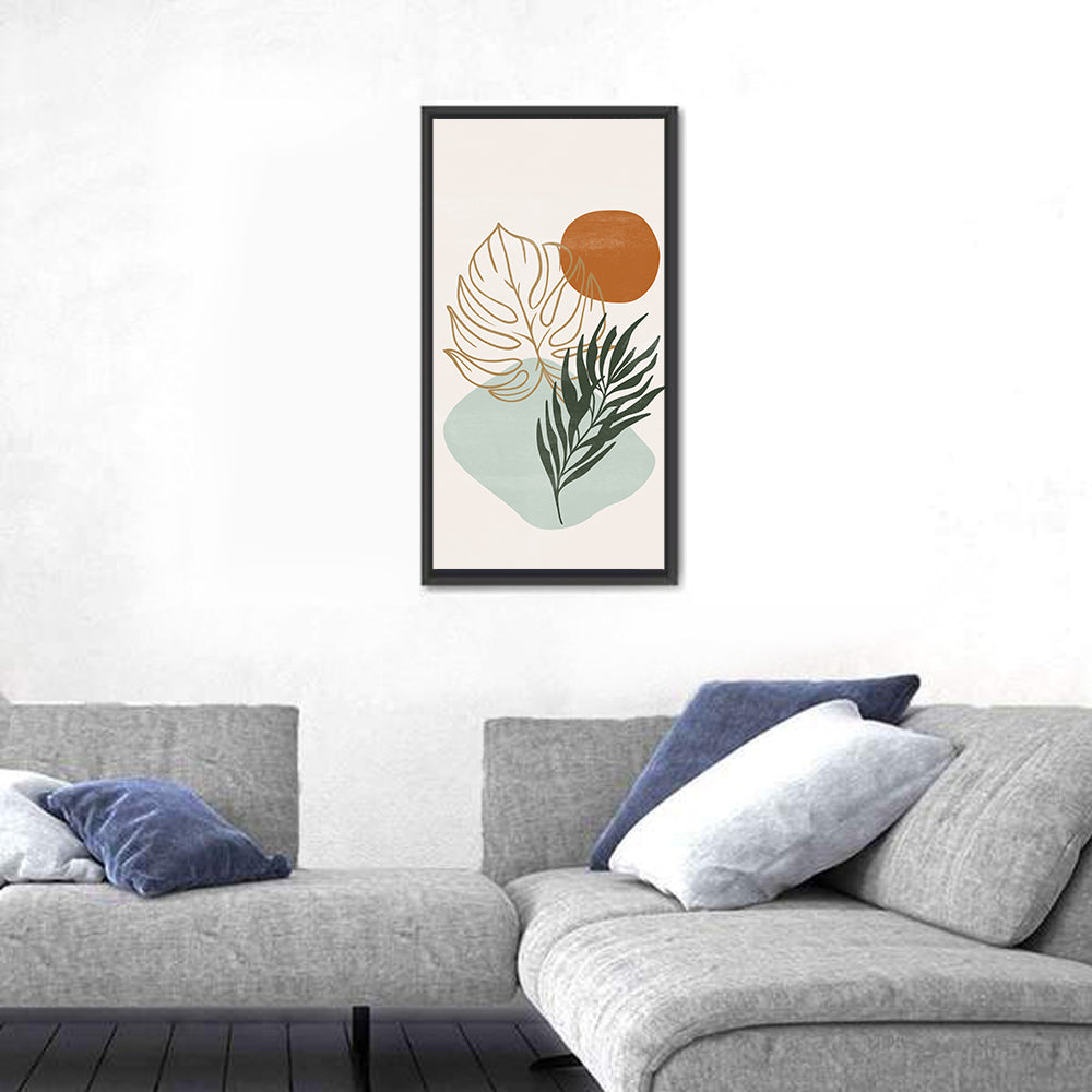 Botanical Leaves Minimalist Wall Art