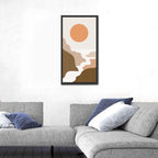 Sun Over Canyon River Wall Art