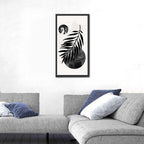 Minimal Palm Leaf Study Wall Art
