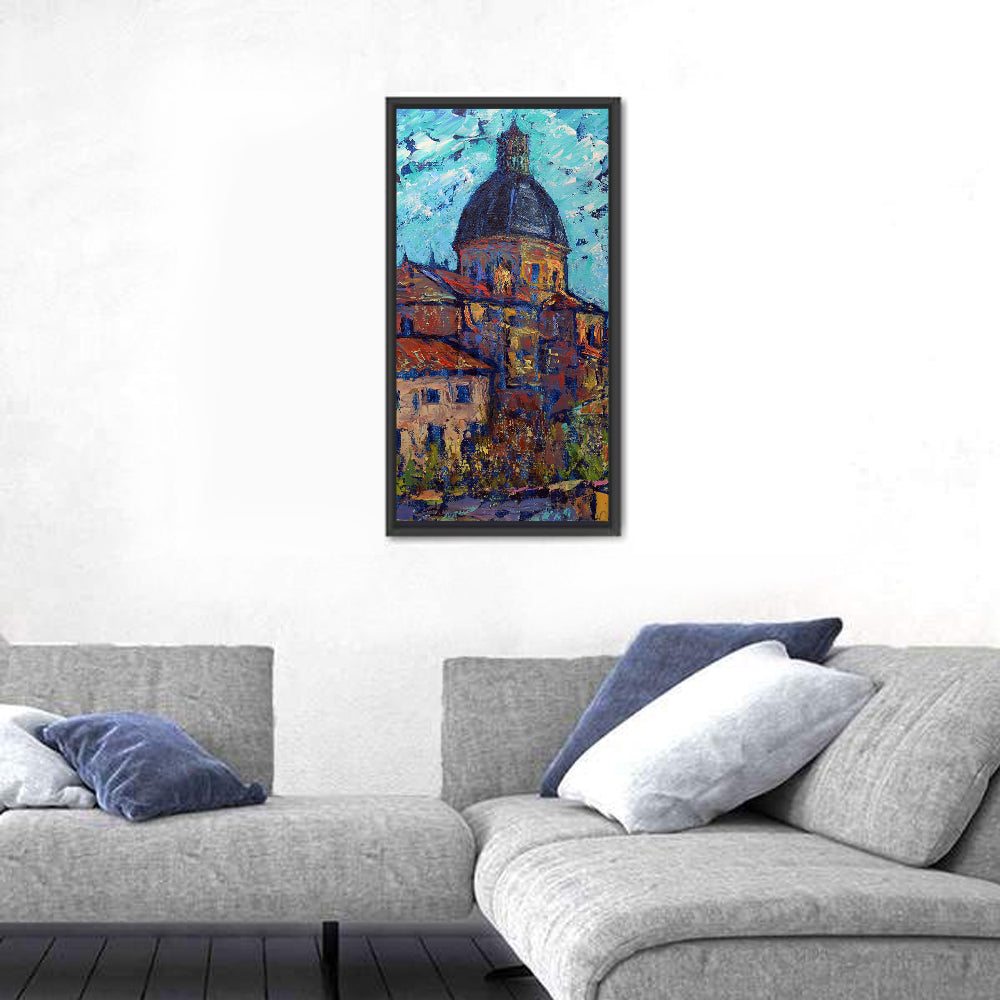 Salamanca Cathedral Dome Study Wall Art