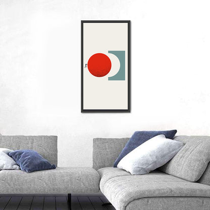 Accomplishment Concept with Red Circle Wall Art
