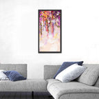 Wisteria Floral Abstraction Wall Art