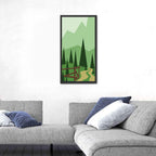 Winding Forest Path Wall Art