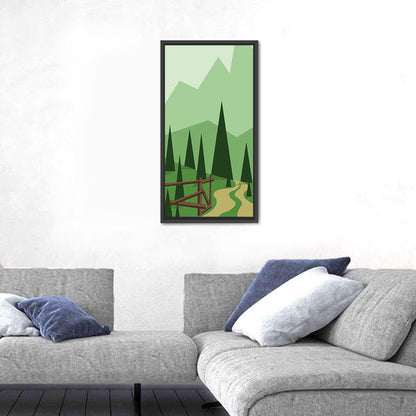 Winding Forest Path Wall Art
