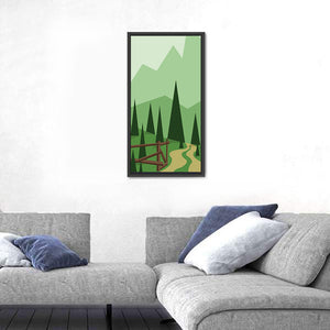 Rough Mountains Road Wall Art