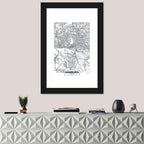 Hamburg City Map Wall Art