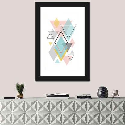 Scandinavian Geometric Abstract II Wall Art