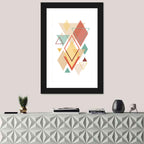 Layered Scandinavian Geometric Abstract Wall Art