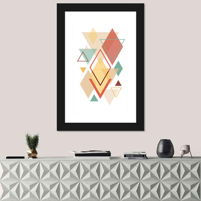 Layered Scandinavian Geometric Abstract Wall Art