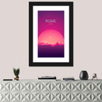Rome Colosseum Skyline Wall Art