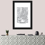 Washington D.c. Map Wall Art
