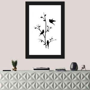 Birds on Branches Wall Art