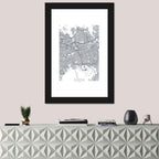 Queens Map with Jfk Airport Wall Art