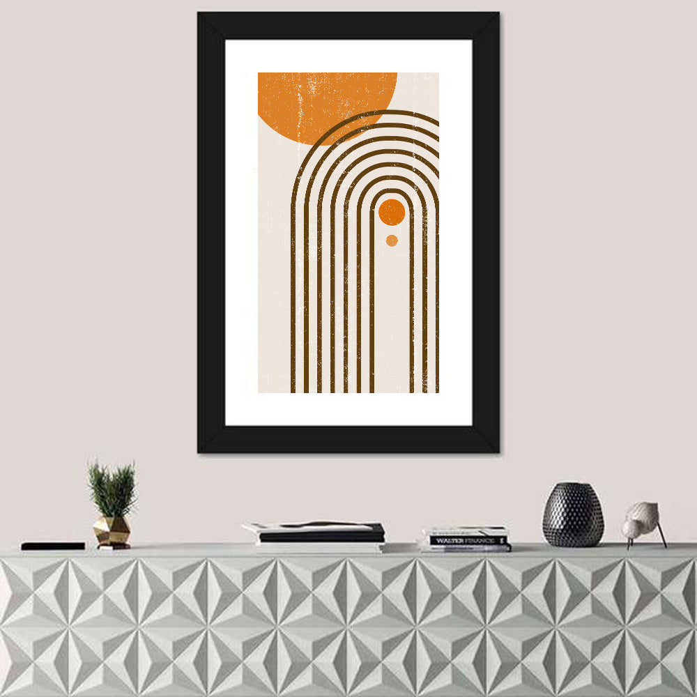 Sun Boho Minimalist I Wall Art