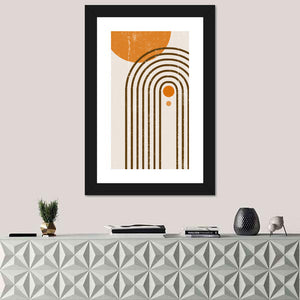 Sun Boho Minimalist I Wall Art