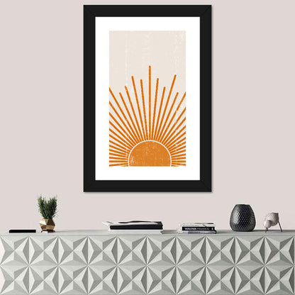 Sun Boho Minimalist II Wall Art