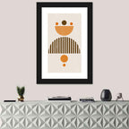 Mid-century Moon and Sun Wall Art