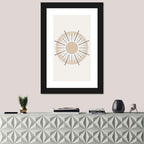 Concentric Boho Sun Iii Wall Art