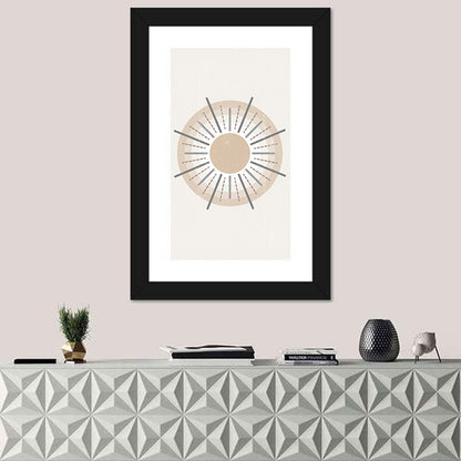 Sun Boho Minimalist III Wall Art