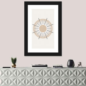 Sun Boho Minimalist III Wall Art