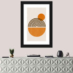 Semicircle Sunrise Study Wall Art