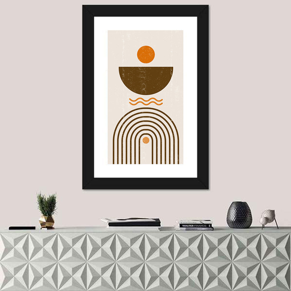 Earth Tone Rainbow Arch Wall Art